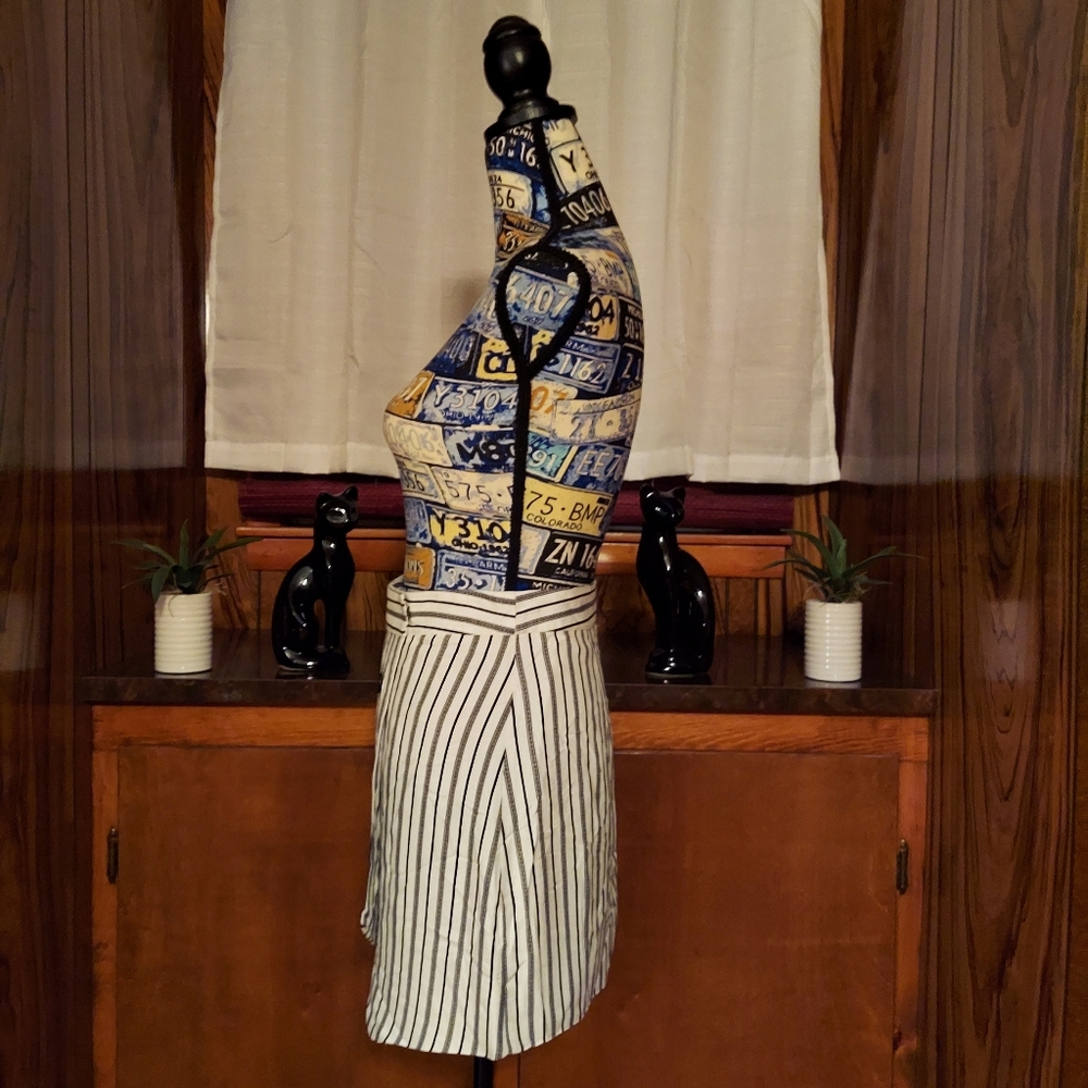 Bcbgeneration Striped Double Breasted Mini Wrap S… - image 3